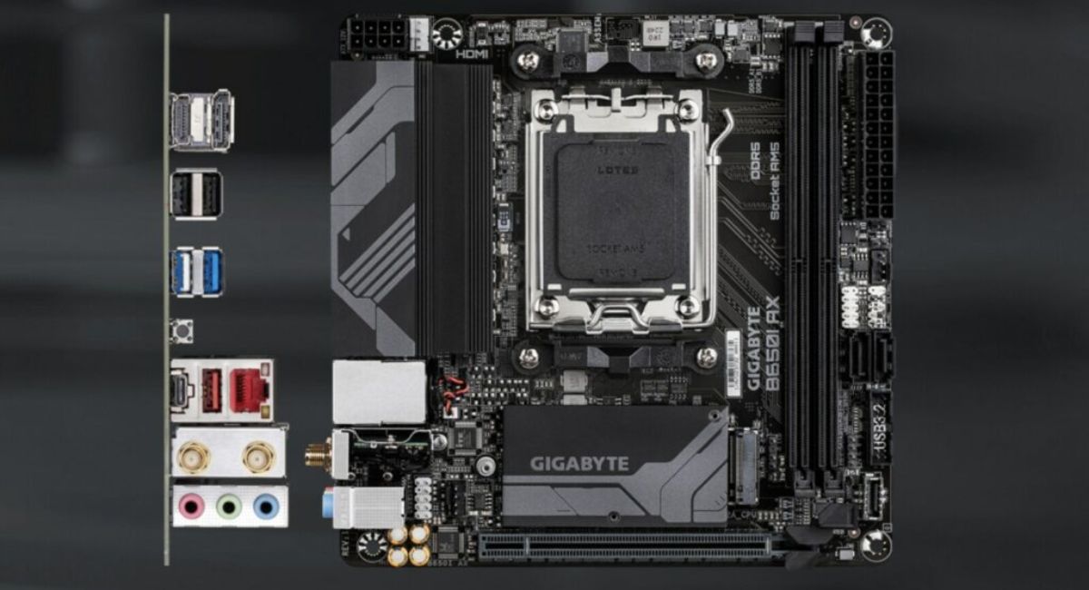 Comparison image of MSI vs Gigabyte motherboard showing gaming and performance differences