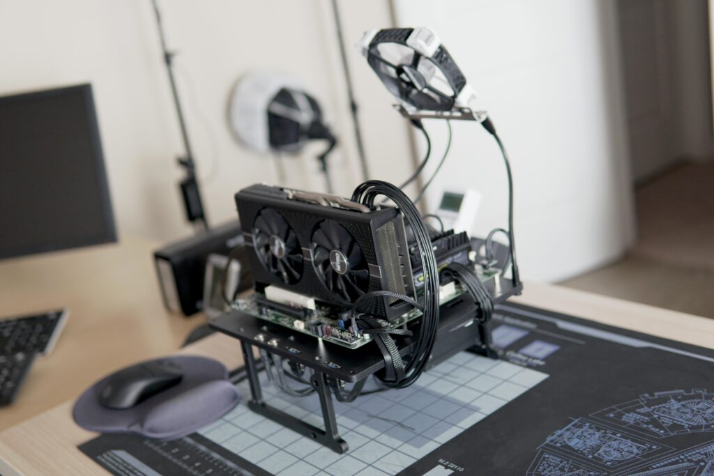 Cable Management in Test Bench