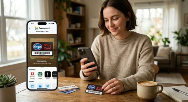Passcard app digital wallet interface showing organized cards stored securely on smartphone for quick and easy access anytime