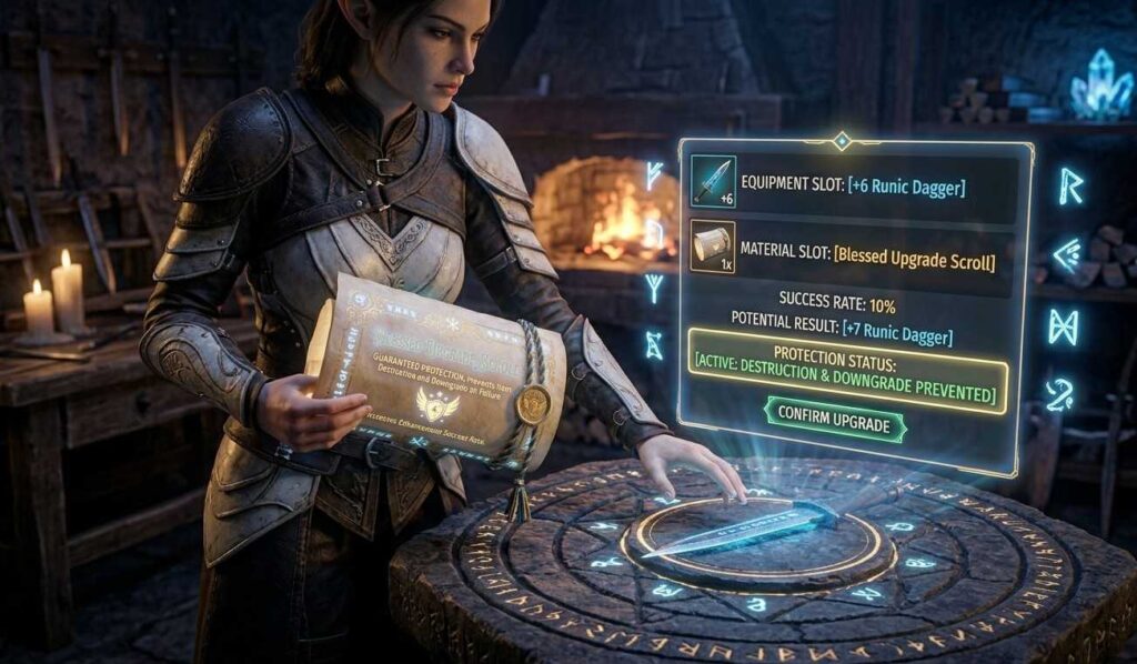 How Blessed Upgrade Scrolls Affect the In-Game Economy