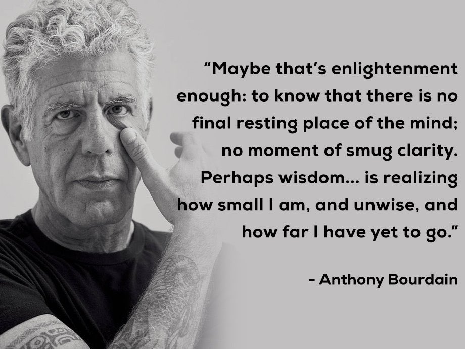 Lessons From Anthony Bourdain’s Story