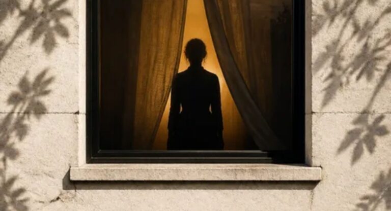 The Housemaid Is Watching book by Freida McFadden with a psychological thriller mystery theme